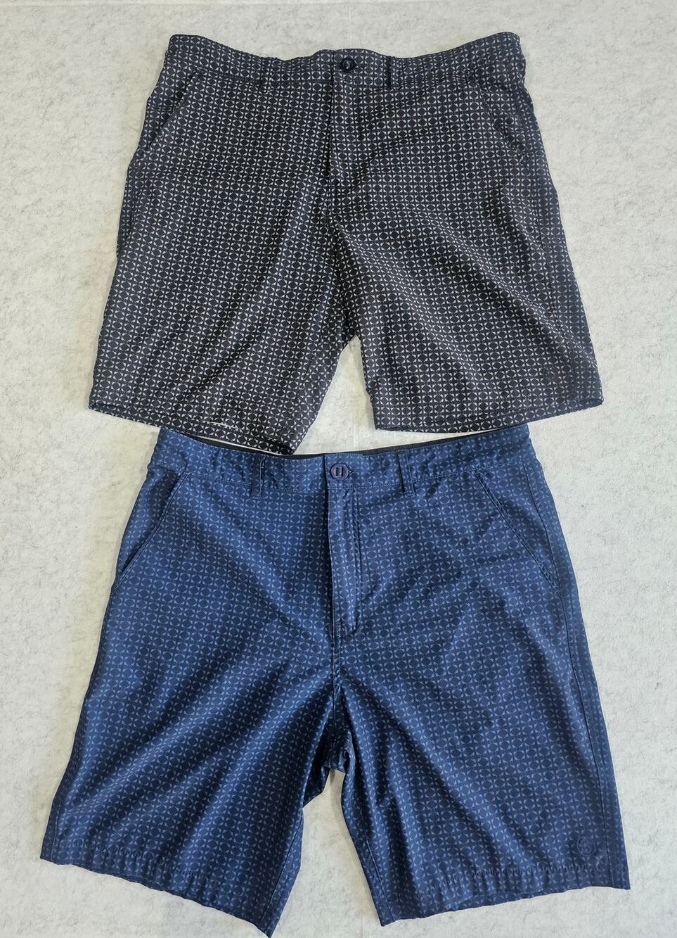 Scales 2 Pack Mens Shorts, Activewear, Performance, Golf, Sports, Walking, Sz 35